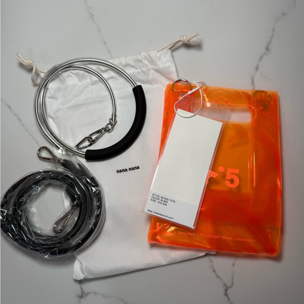 Nana-Nana x the arrivals A5 mini tote, NWT